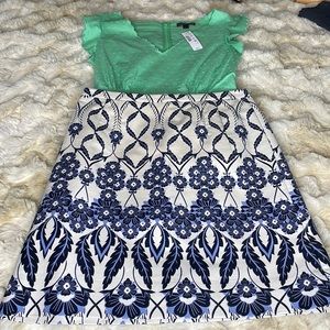 NWOT {J Crew} floral trellis A-line Skirt